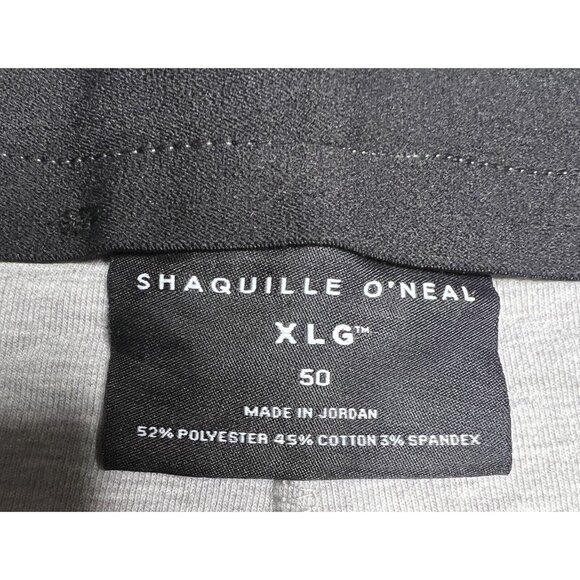 New Shaquille O'Neal Knit Shorts, Mens SZ 50 Heather Gray Stretch - Picture 4 of 4